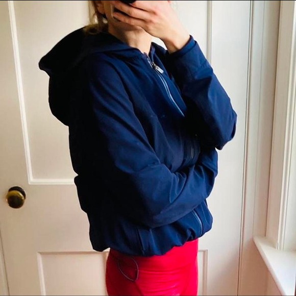 Outdoor voices navy running jacket - Picture 4 of 4